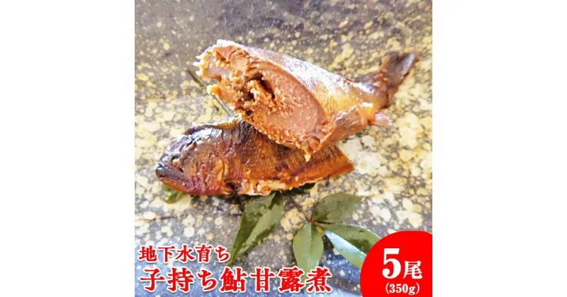 【ふるさと納税】地下水育ち　子持ち鮎甘露煮5尾